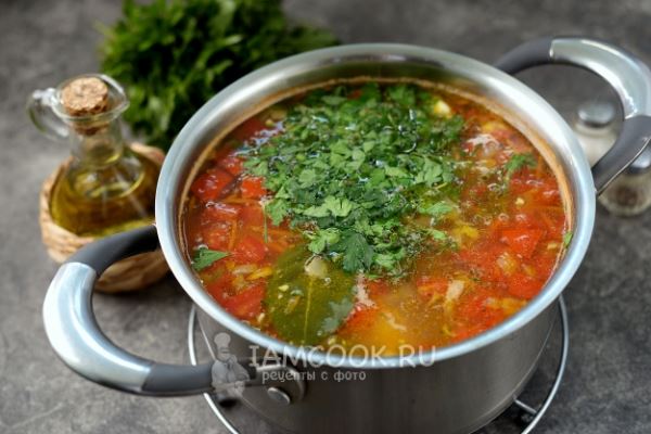 Рыбный суп с манкой